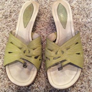 Cole Haan slip on heels